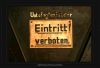 Eintritt verboten